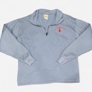 Vintage Lee Pullover Quarter Zip Sweatshirt